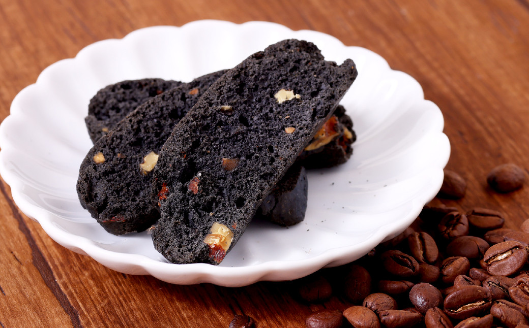 【Bamboo boonbox】竹炭ブレンド珈琲 10g×3袋 ビスコッティ 3個×3袋 クッキー 7個×2袋