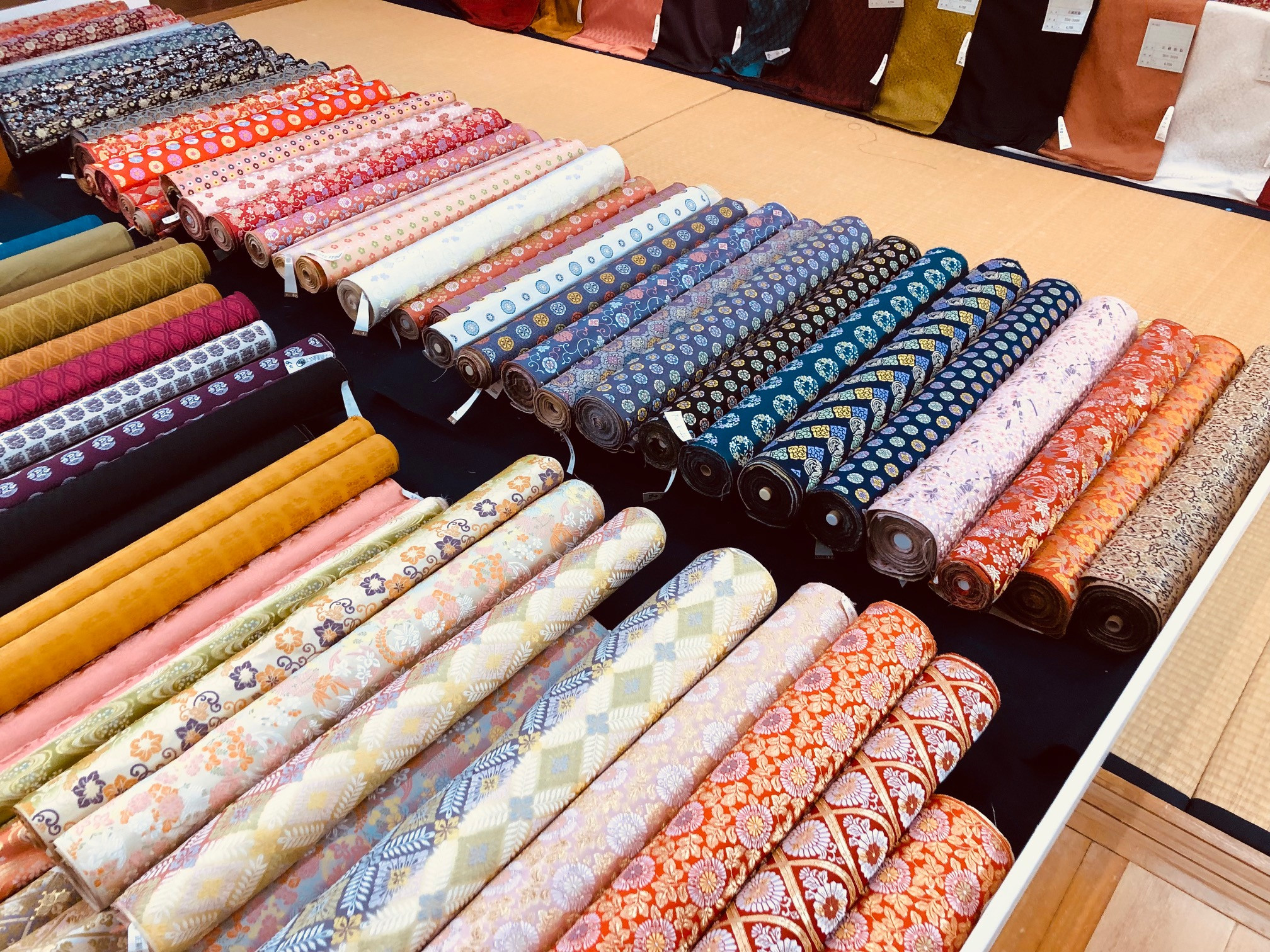 ボトルカバーに使用されている生地の例