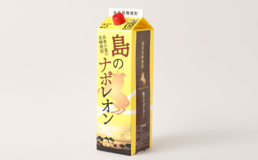 【定期便年3回】黒糖焼酎『島のナポレオン』1800ml×3本セット 計9本 パック