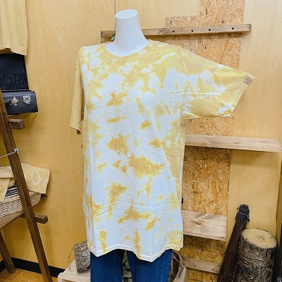 漆染めTシャツ  むら染め Mサイズ
