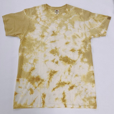 漆染めTシャツ  むら染め Mサイズ