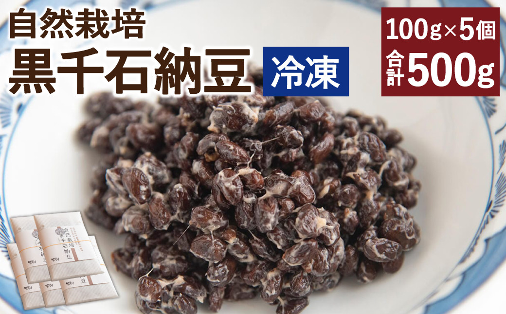 冨田さんの黒千石納豆 100g×5個 合計500g