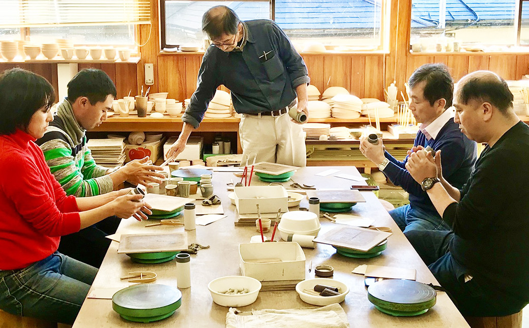 自分専用の”ぐい呑み”だって作れます。※別途材料費等が必要です。