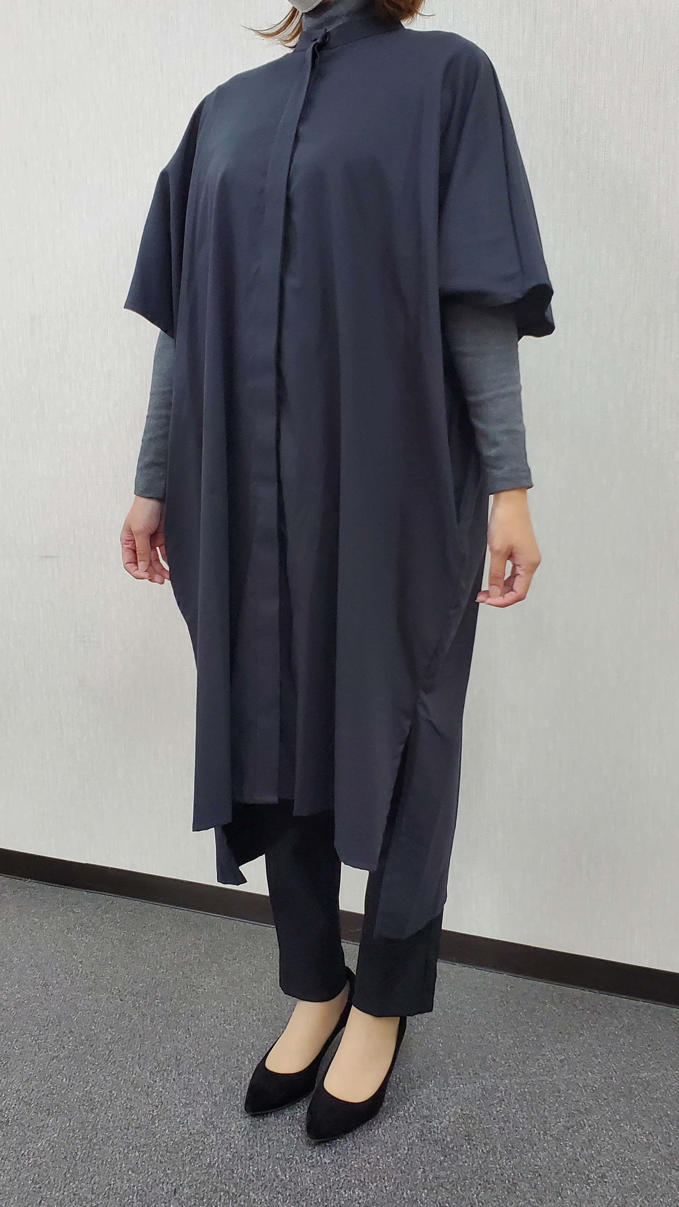 創業明治34年の播州織製造販売会社の職員が手掛けるブランド「La  mamarge」のシャツワンピースです♪