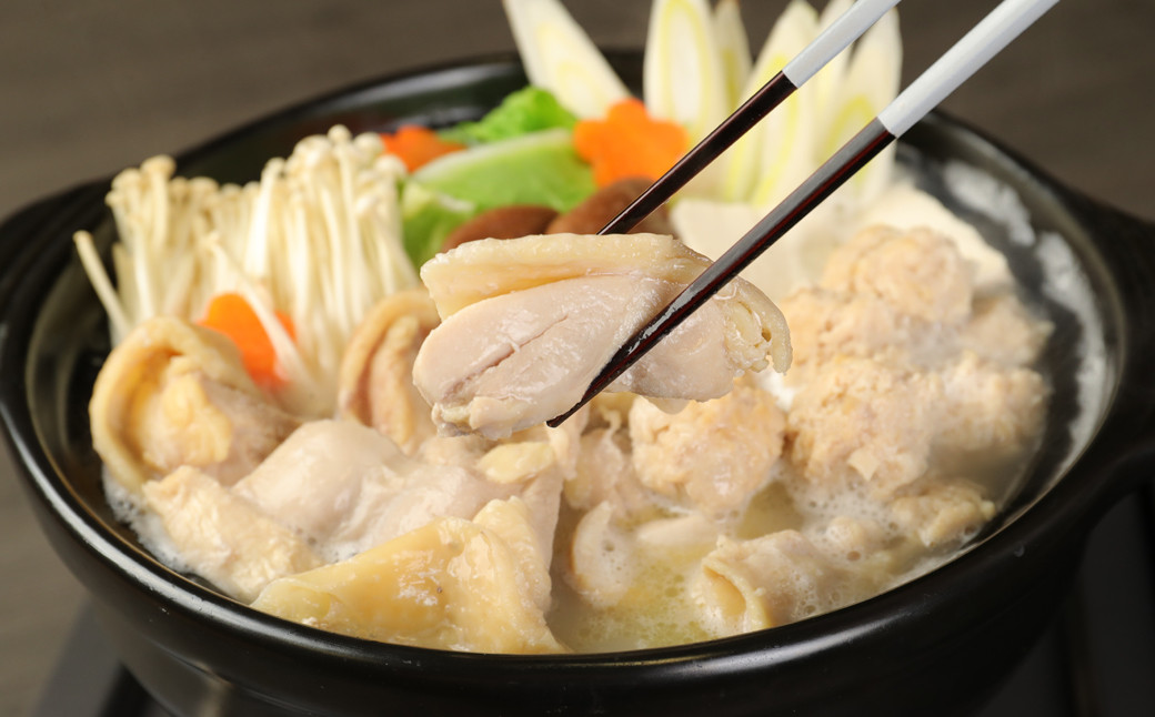 大宰府 筑紫館 はかた一番どり 鶏使用水炊き (２～３人前) 鍋 とり なべ みずたき