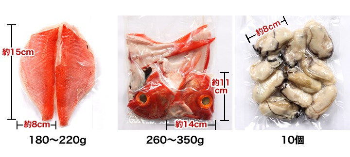 お届けする内容はこちら^^　それぞれ真空パックで２セットずつ入っています。
