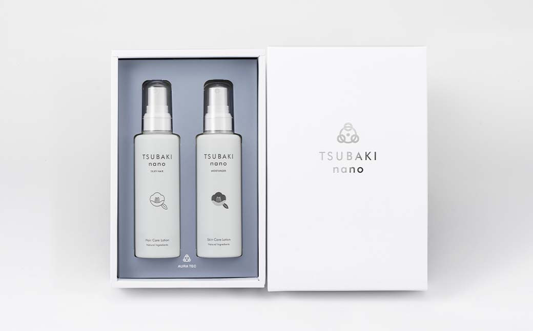 椿なのシルキーヘア＆モイスチャライザー セット スキンケア ヘアケア  美容 無添加 ギフト箱入り