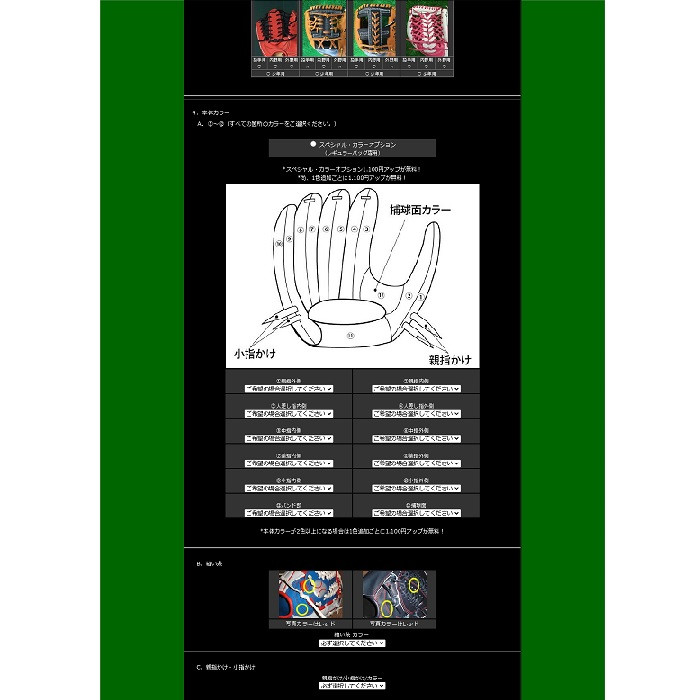 オーダーフォームイメージ