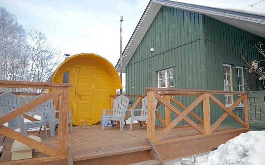 バレルサウナが特徴です！