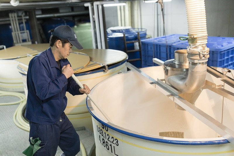 酒の製造風景
