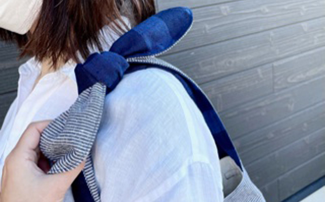 肩こり解消 60分コース チケット ～久留米絣で作った大人のための お稽古バッグ付き～ アロマオイル リンパマッサージ