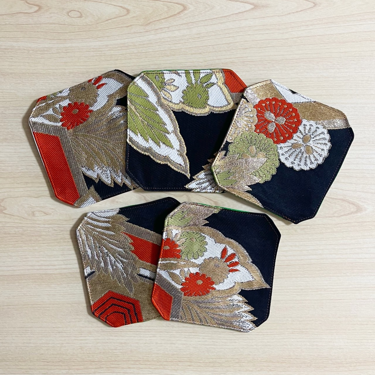 同じ生地５枚セット