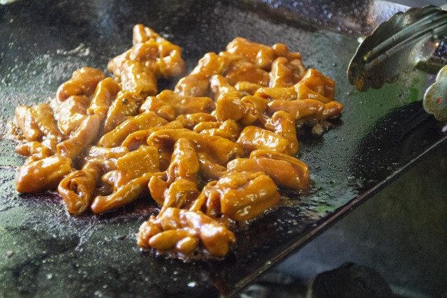 ホルモン焼きに。