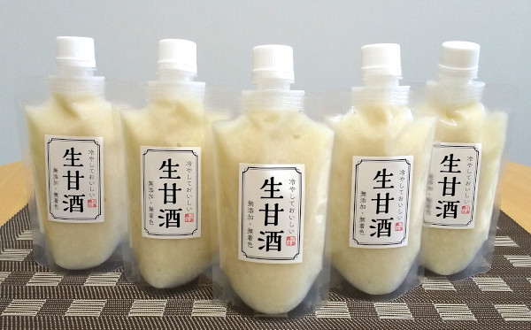 冷凍でお届け♪　生甘酒150ｇ×5個セット