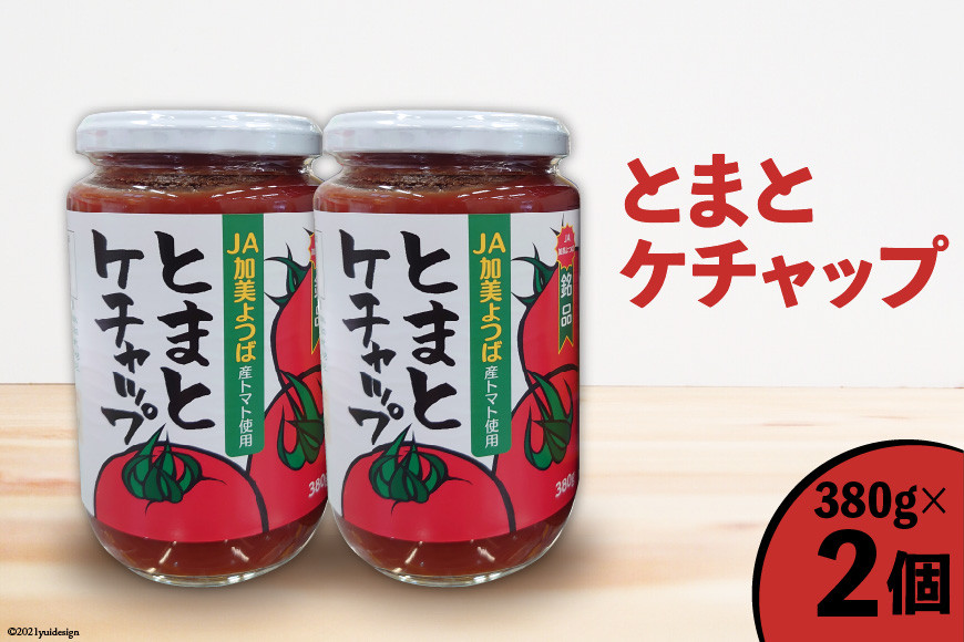 とまとケチャップ 380g×2個 [JA加美よつば（営農企画課） 宮城県 加美町 ] 調味料 | yo00008-2