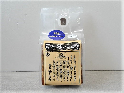 ・蔵出しこうじ味噌（黒大豆使用）　４００ｇ×１
原材料：米、大豆、塩