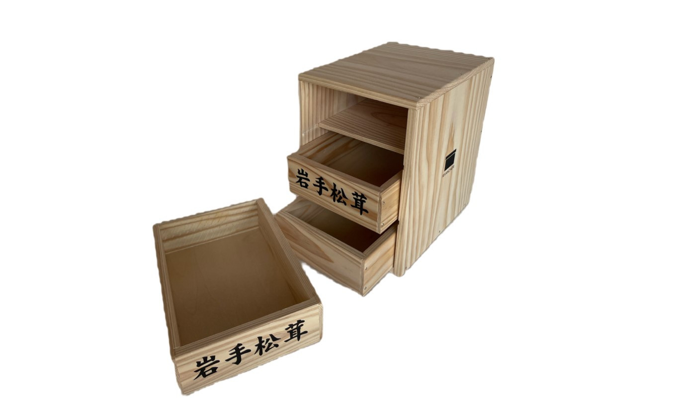 引き出しは取り外しできます。外した引き出しはトレーにも使えます。