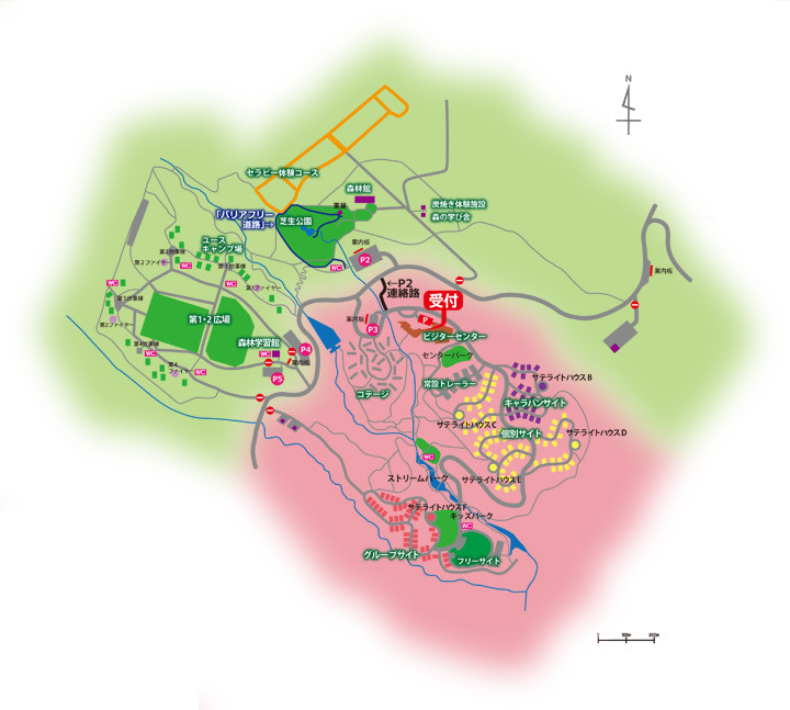 広大な敷地と施設が充実!