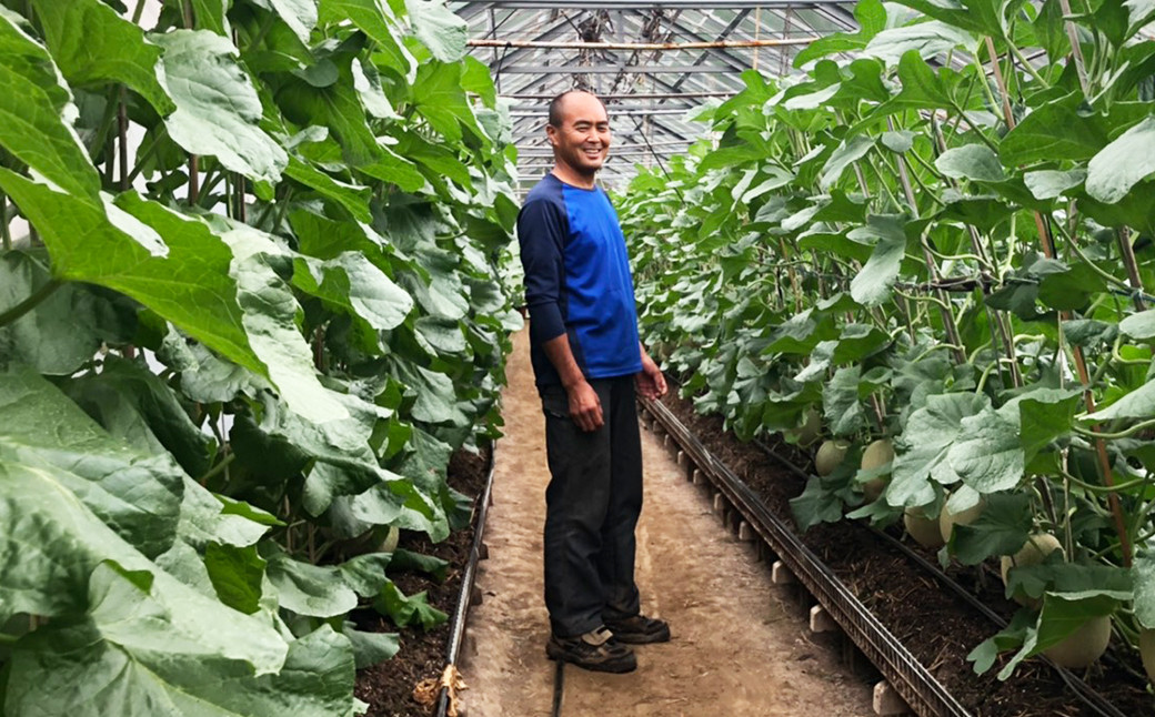 「おいしいメロンを食べてもらいたい！」そのためには労をいとわない髙橋さんのメロンをご賞味下さい！