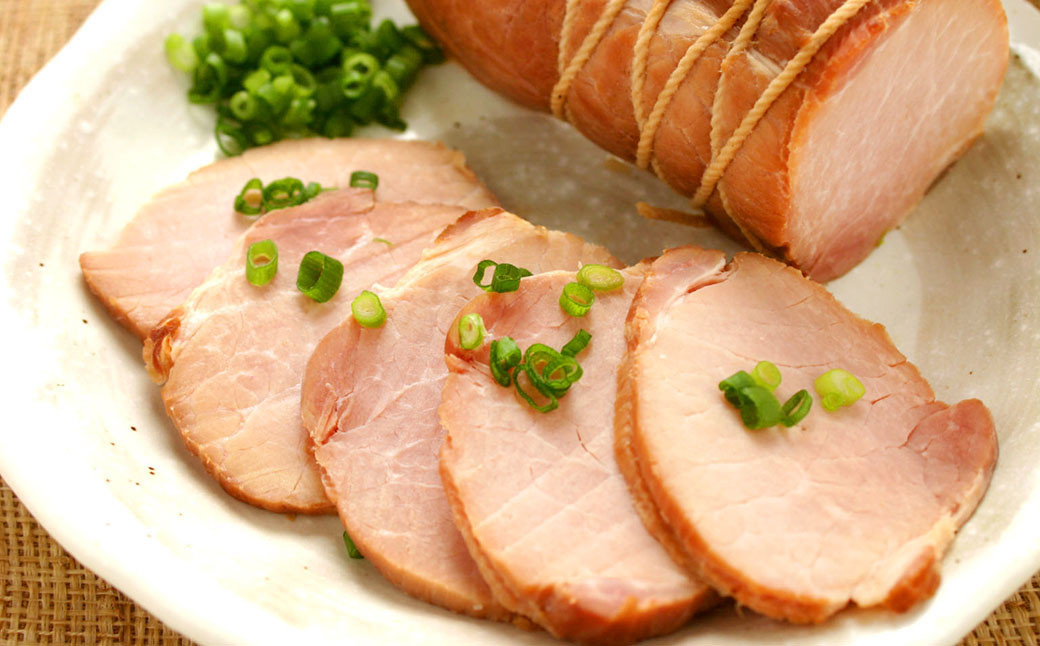 【簡易包装】薪・炭火仕上げ ハム・ベーコン・焼豚 セット 計760g