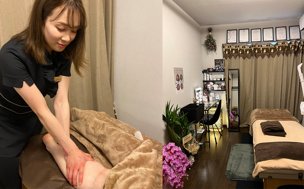 体質改善！ボディメイクを得意とする リンパ マッサージ 60分コース 1回分 ご利用チケット 女性専用サロン