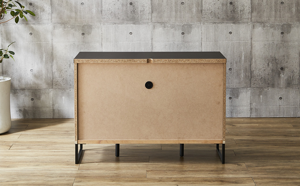 110 TV キャビネット ヴォルト (ナチュラル・ブラウン) 棚 家具