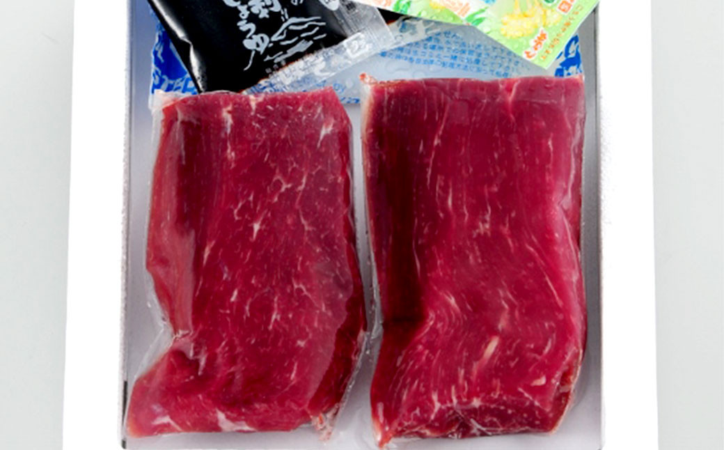 熊本名物 馬刺し(赤身) 辛子れんこん 計500g 馬 肉 蓮根