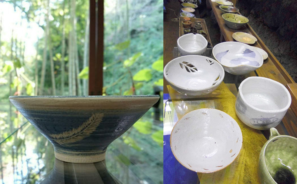 体験で作れる作品は、マグカップ/小鉢/茶碗/湯呑/ビアカップなど。こんな作品がつくりたい!をサポートします。
