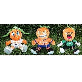 愛媛FCの可愛いマスコットキャラクターのぬいぐるみ３体セット♪