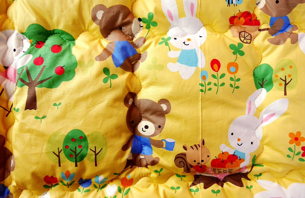 ピクニック ベビーコットン 肌掛ふとん (85×120cm) 約0.3kg ベビー肌掛ふとん ベビー用品 寝具 赤ちゃん用