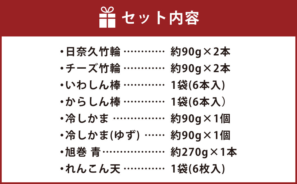 日奈久練り物セット 8種