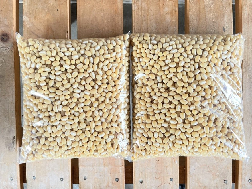 500gずつ包装されています。1回のお届けで、2袋(1kg)をお届けします。