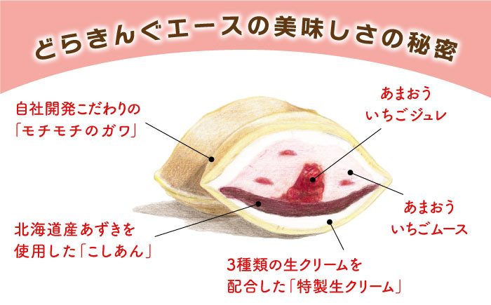 どら焼き あまおう 苺 イチゴ いちご 和菓子 お菓子 スイーツ