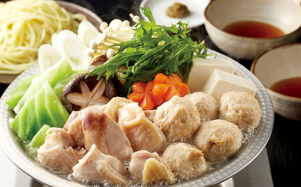 〈博多華味鳥〉水たきセット(2~3人前)・〈はたえ〉博多辛子明太子400g