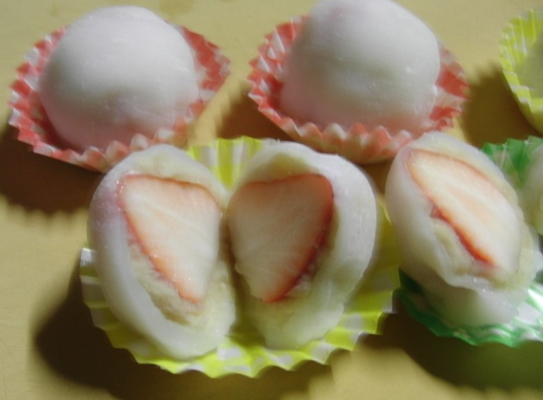 いちご大福もおすすめです。