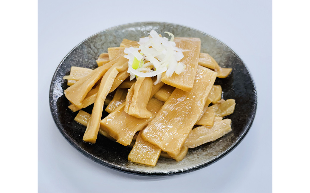 煮干しラーメン4人前+チャーシュー350g1本+メンマ300g