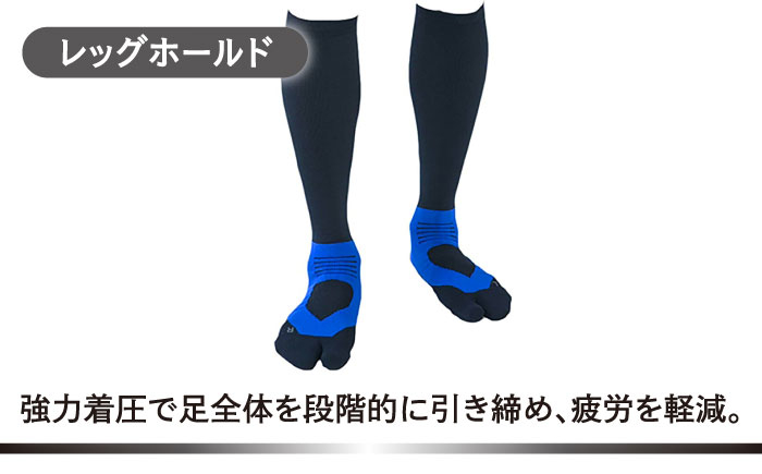 【3色セット】Runtage 着圧ゴルフソックス アスリートラウンドPRO Ver.2【イイダ靴下株式会社】 [HBB019]