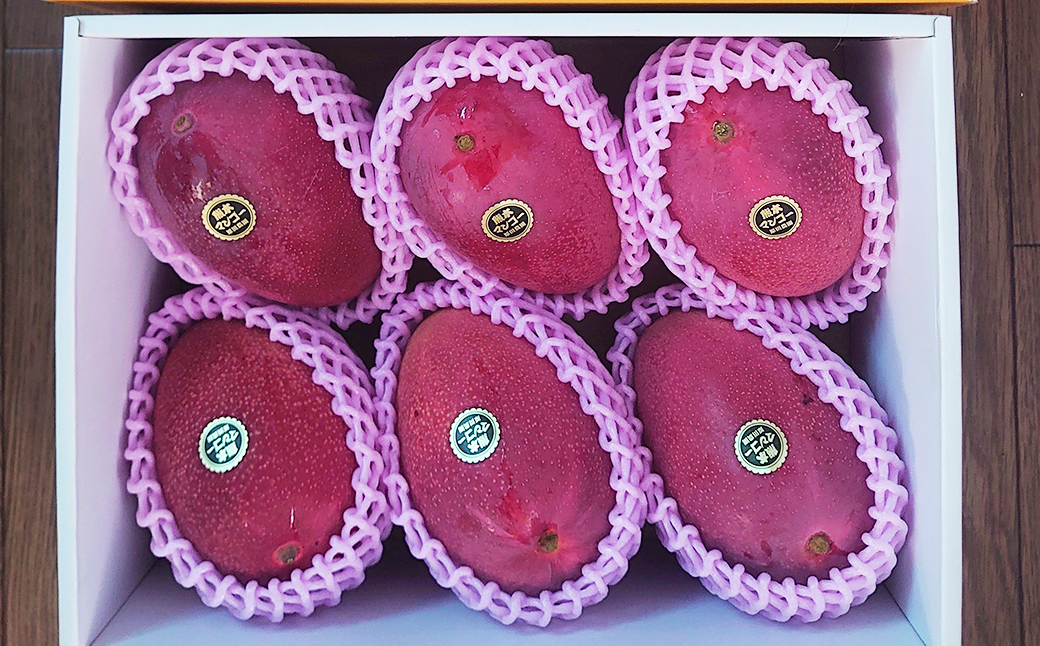 熊本県産 完熟マンゴー (化粧箱入) 約2kg前後 3~6玉入