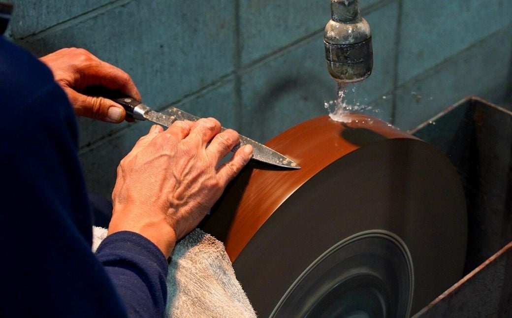 哲弘 料理包丁2本セット 生産工程