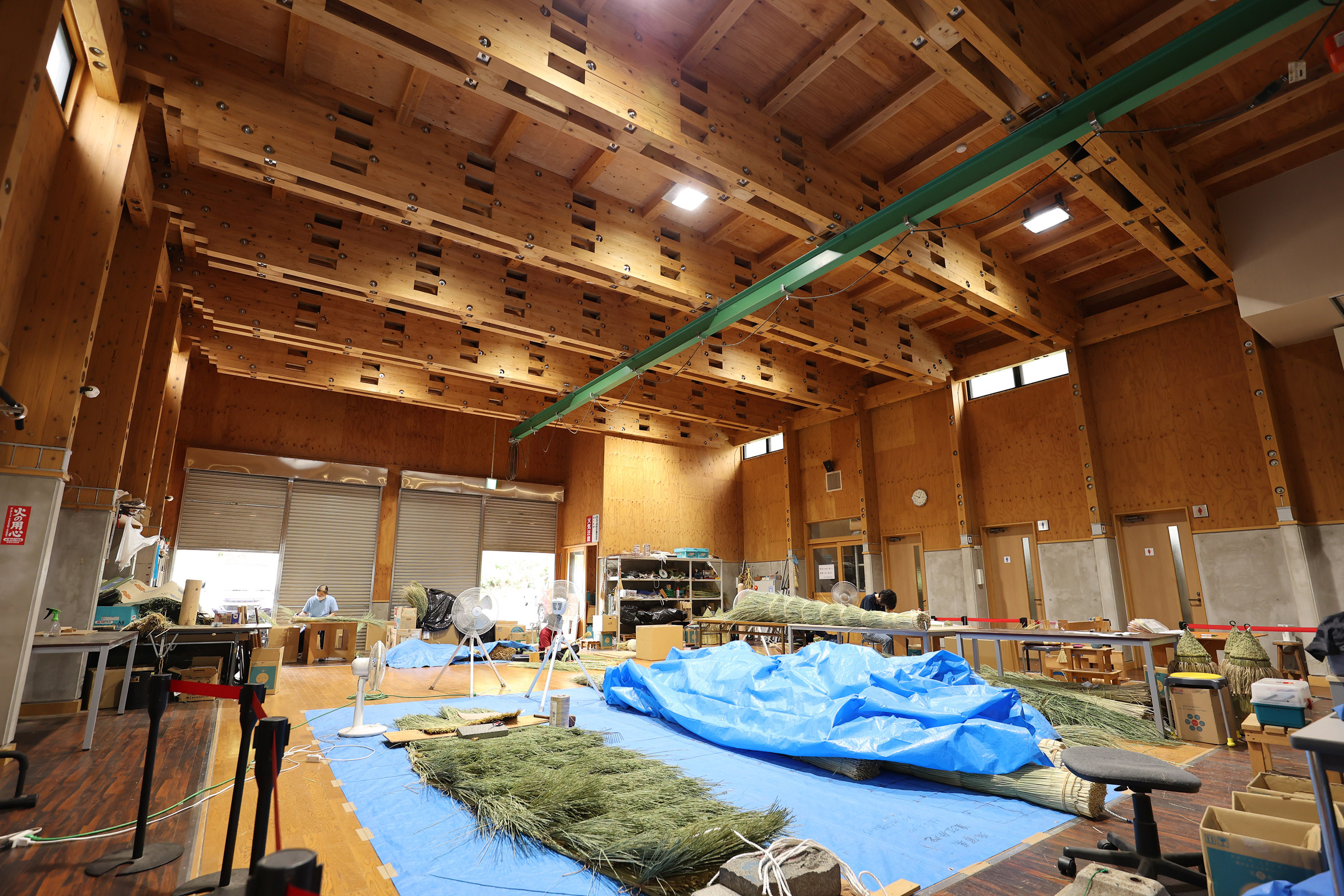 しめ縄製作をおこなっている「大しめなわ創作館」