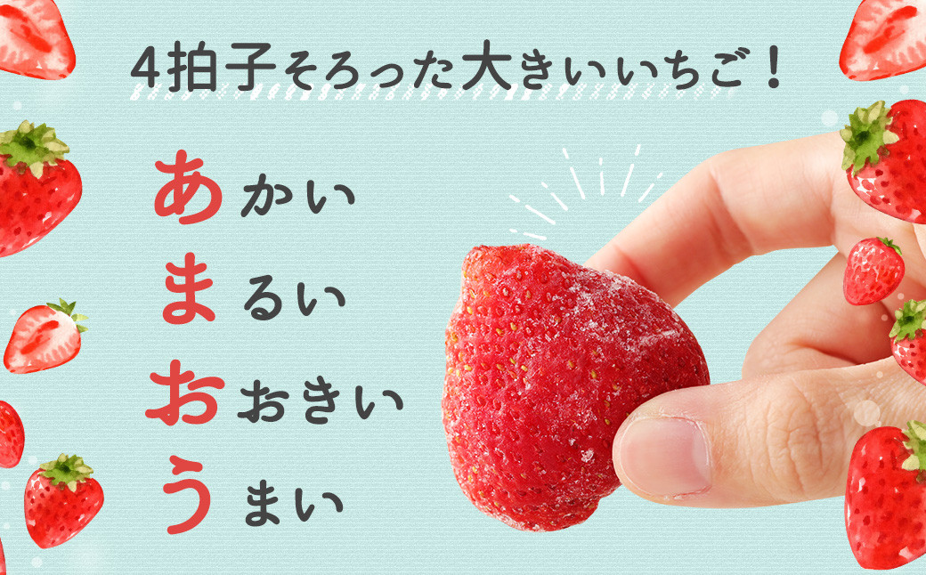 冷凍あまおう 1.2kg (400g×3)