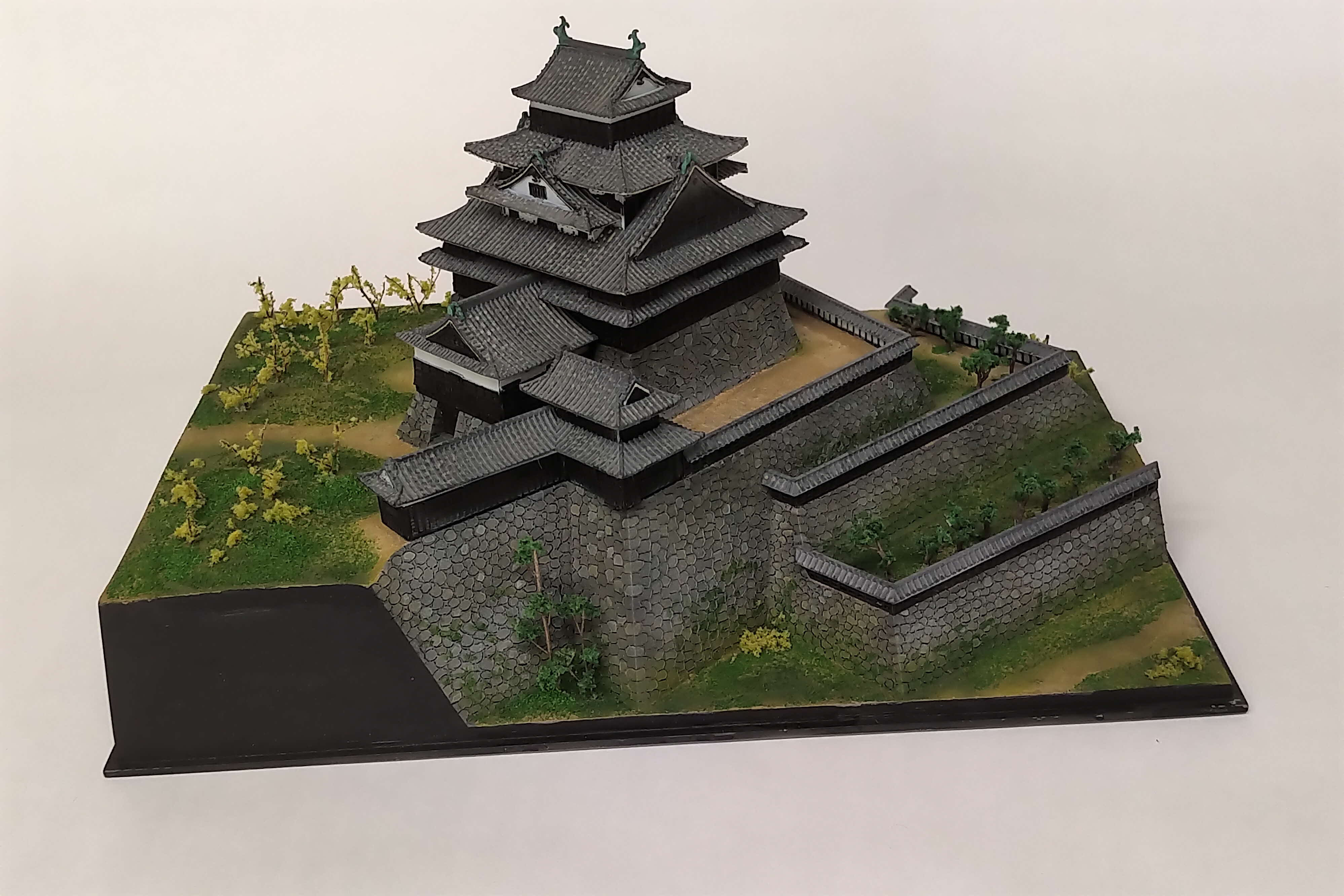 東京お城プラモ フジミ模型 1/700 名城シリーズNo.4 大阪城 城-4