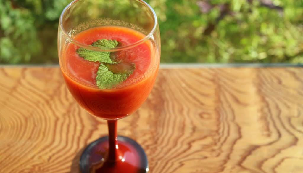 自家製トマトジュース