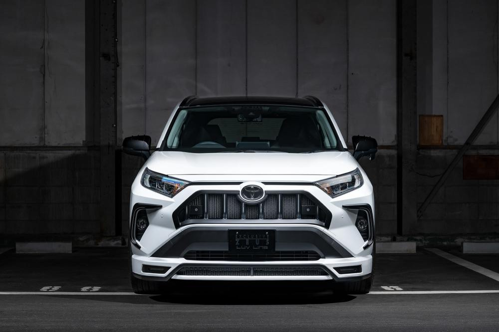 【トヨタ 50系 RAV4】 ラヴライン フロントグリル （AES製） 【つや消し ブラック仕様】 