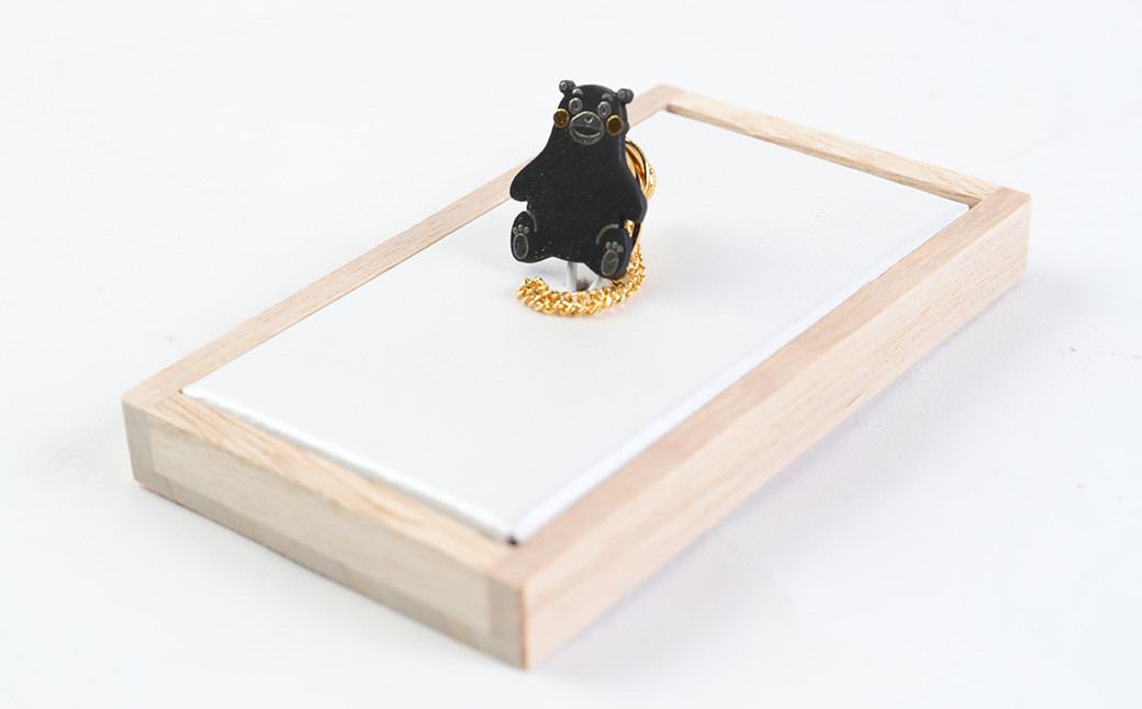 肥後象嵌(くまモン立位ピン/くまモン座位ピン)