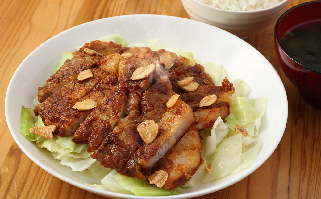 レンジでチン! 柳川美豚 の トンテキ 200g×2枚 (調理すみ) 計400g