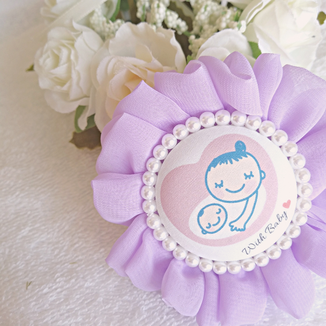 マタニティロゼット（シフォン生地ver)