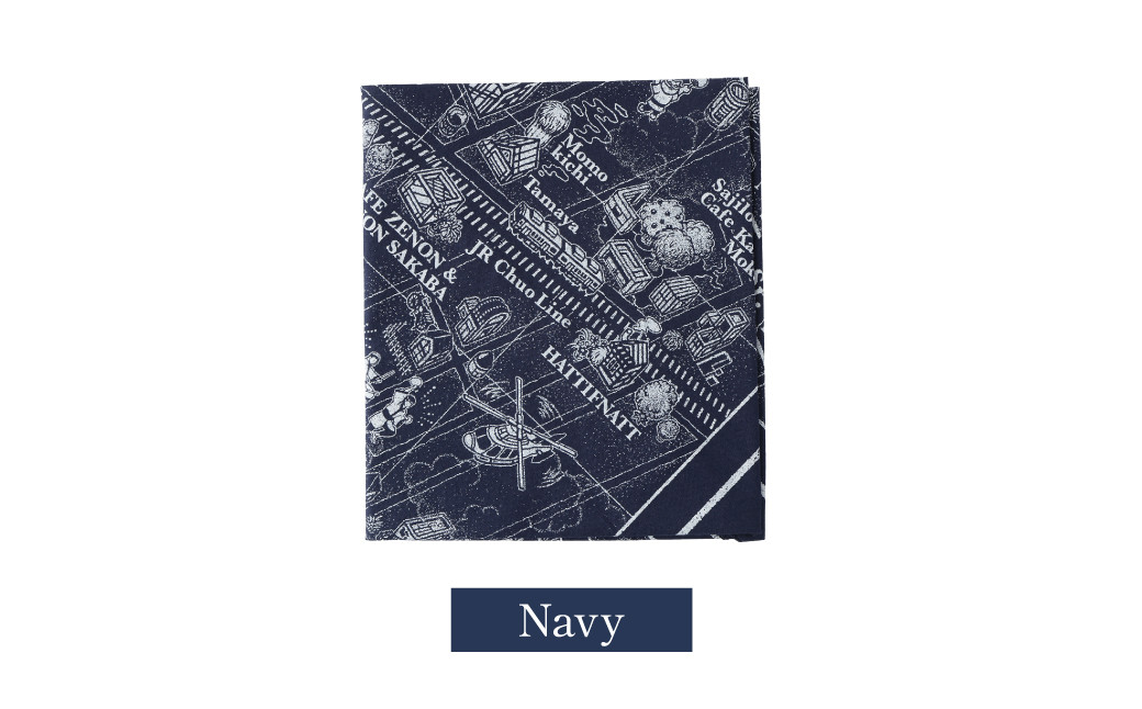 吉祥寺かるた 行くぜ！イースト ＋ We Know Kichijoji East Side Bandana バンダナ