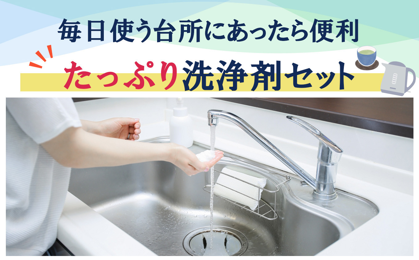 ヌメリ取り、パイプクリーナーや除菌洗剤など