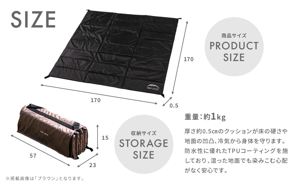 インナーマット（170×170cm）